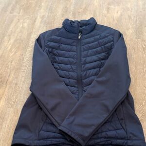 Women's Classic Navy Puffer Jacket